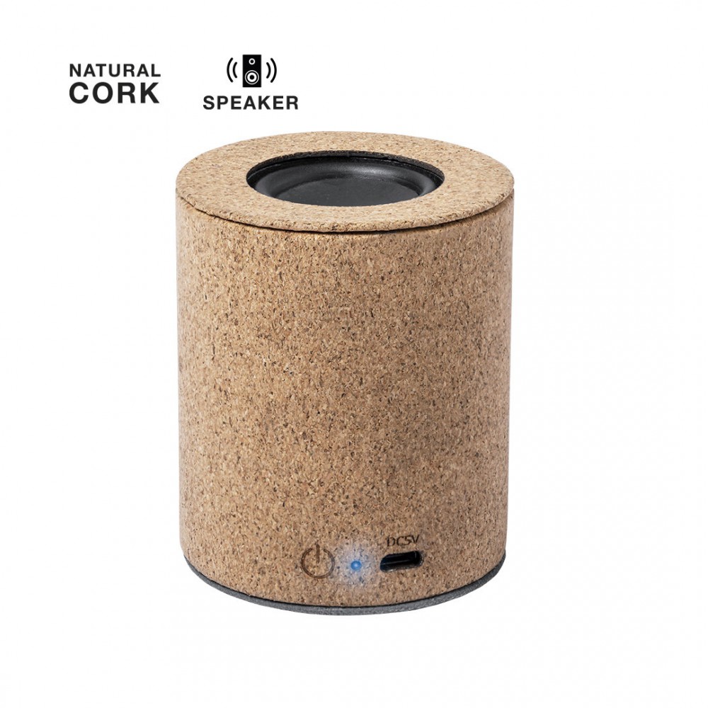 Speaker made of cork